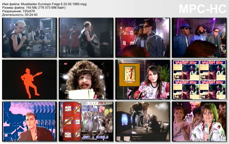 Musikladen Eurotops Folge 6 22.05.1985